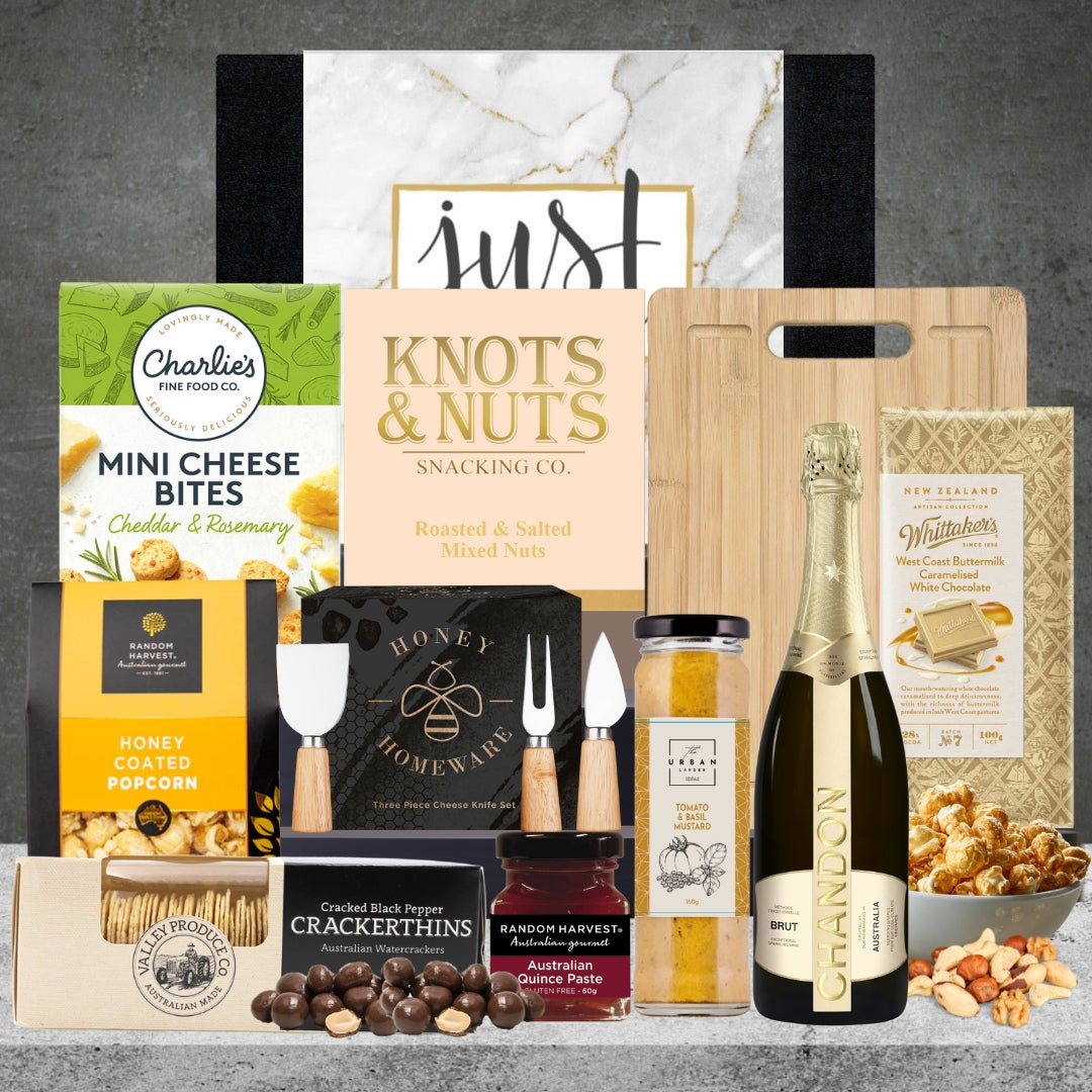 Cheese Board & Sparkling Hamper