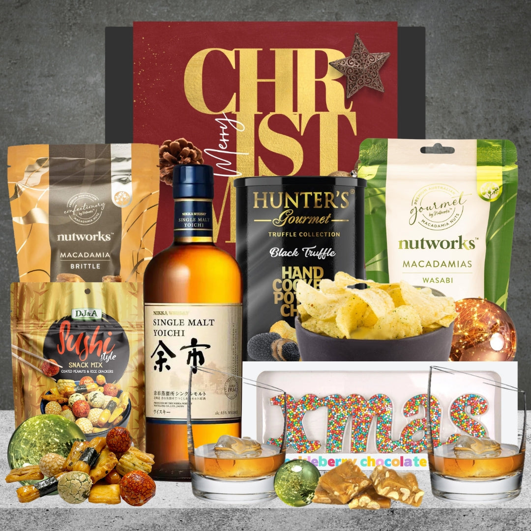 Festive Japanese Nikka Yoichi Whisky Hamper