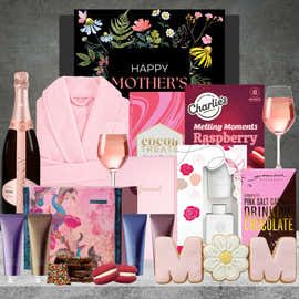 Pamper Champagne Gift Basket for Mum