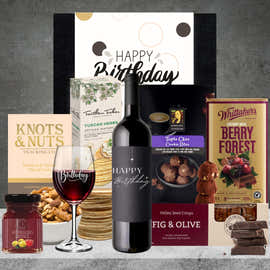 Red Wine Birthday Gift Hamper