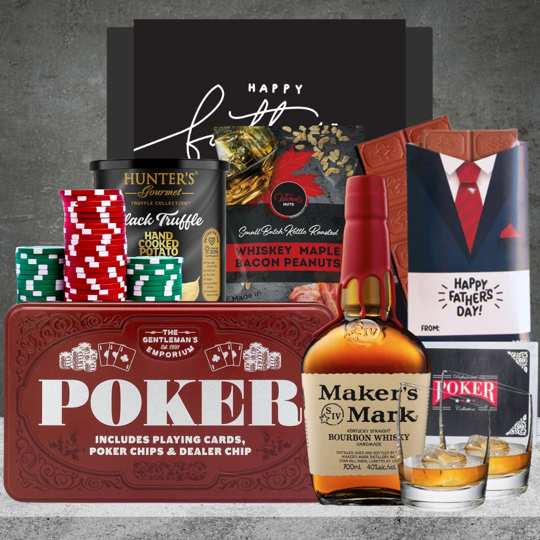 Dad’s Bourbon & Poker Hamper