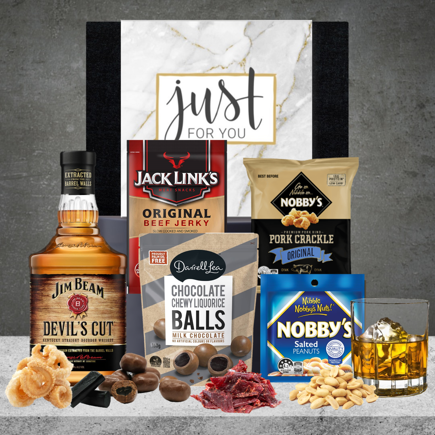 Bourbon For Him Birthday Hamper