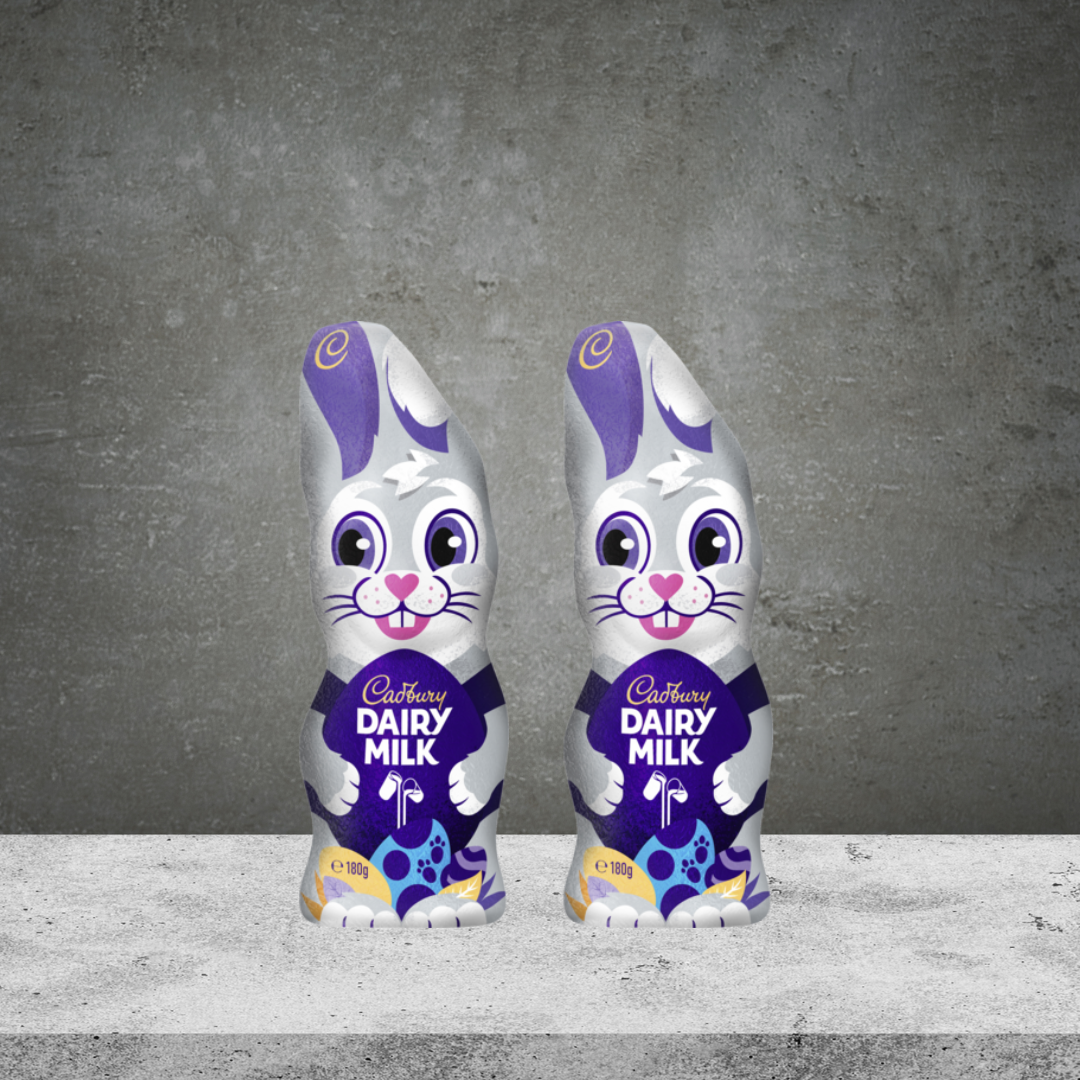 2 Cadbury Chocolate Easter Bunny 100g