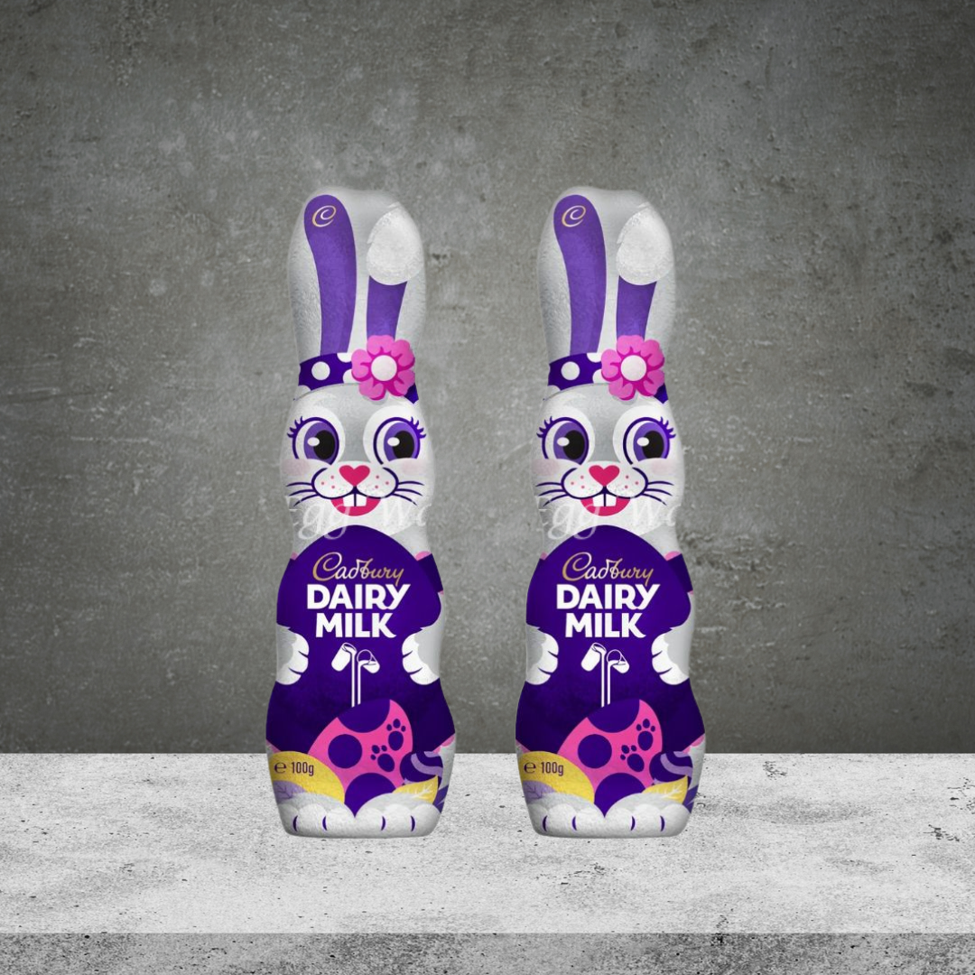 2 Cadbury Chocolate Easter Bunny 180g