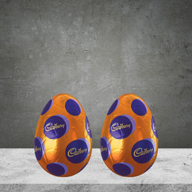 2 Cadbury Chocolate Easter Hollow Eggs 50g