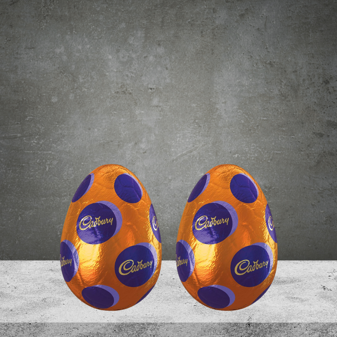 2 Cadbury Chocolate Easter Hollow Eggs 50g