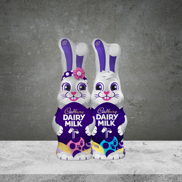 2 Cadbury Easter Bunnies 80g