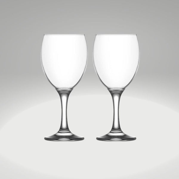 2 Lav Odin Empire Wine Glasses