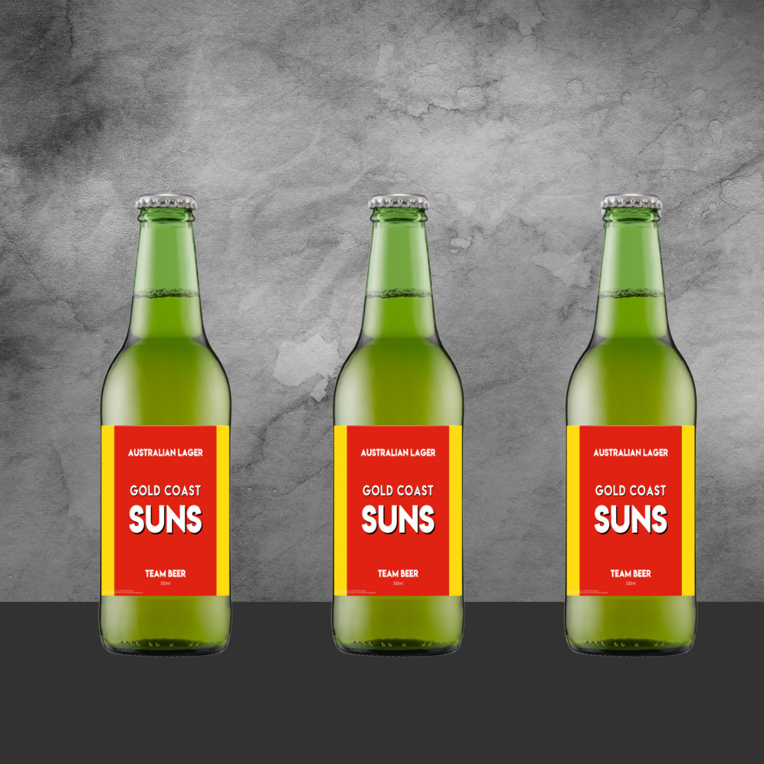 3 AFL Team Aussie Beers 330ml