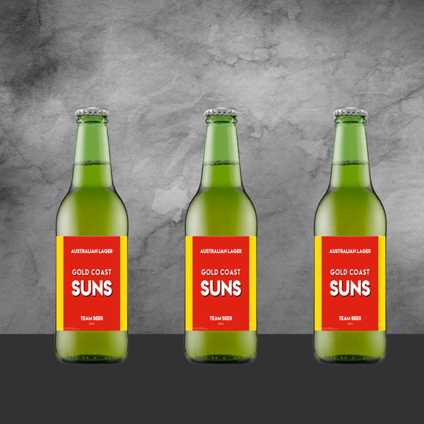 3 AFL Team Aussie Beers 330ml