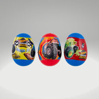 3 Barbie OR Hot Wheels Plastic Eggs Filled With Jelly Beans