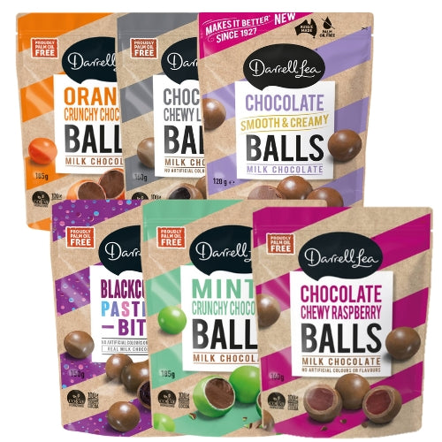 Darrell Lea Chocolate Balls Varieties