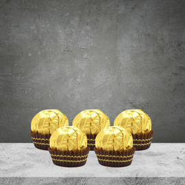 5 Ferrero Rocher Chocolate Balls