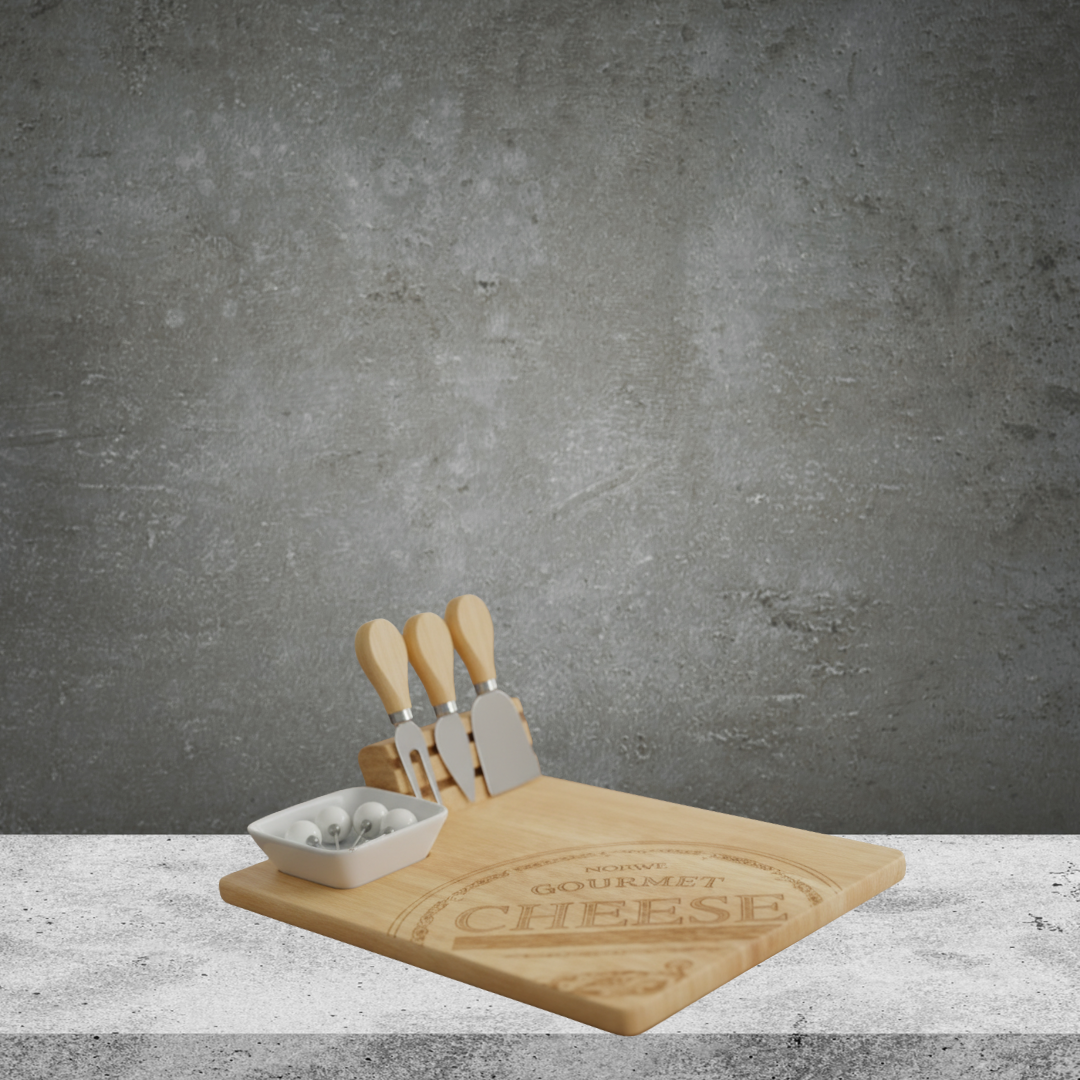 Acacian 9 Piece Cheese Board Set 30 x 22.5
