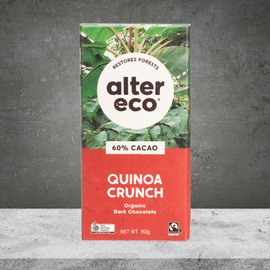 Alter Eco Quinoa Crunch Chocolate 80g