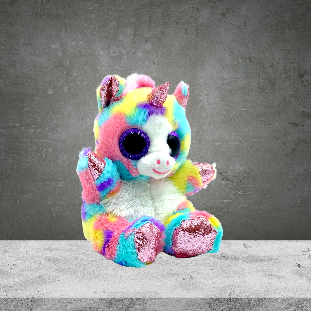 Animotsu rainbow unicorns plush toy