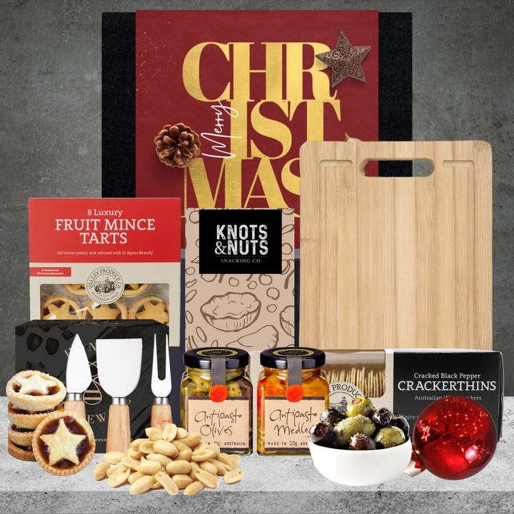 Antipasto & Cheese Christmas Hamper Featured Image