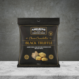 Ashgrove Cheese Crunchettes Black Truffle 40g