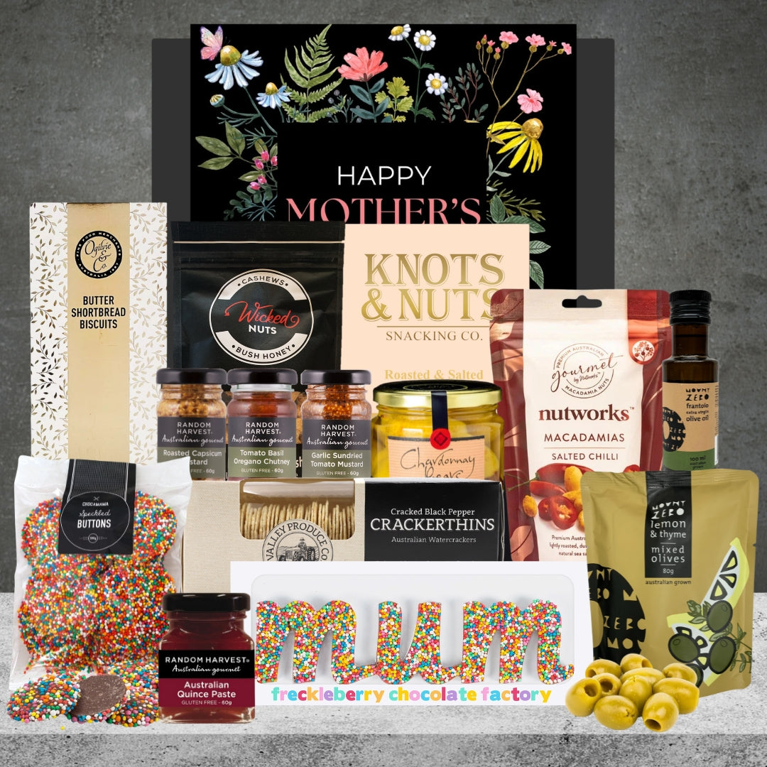 Australian Gourmet Foodie Hamper For Mum Featured Image