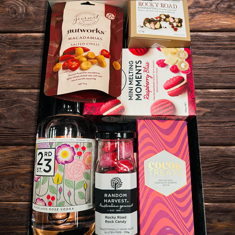 Australian Vodka Rose Cocktail Christmas Hamper Box
