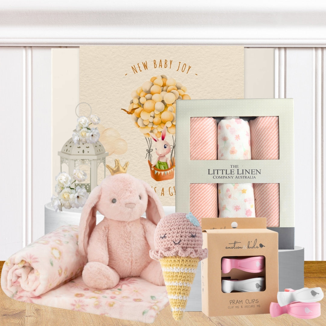 Newborn Baby Girl Playtime Hamper