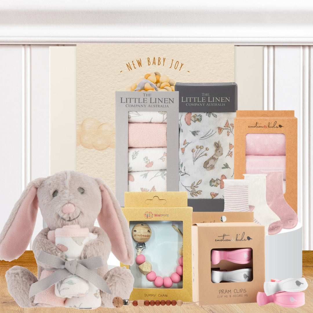 Newborn Baby Girl Playtime Hamper