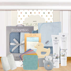 Baby Boy 1st Birthday Bathtime Hamper