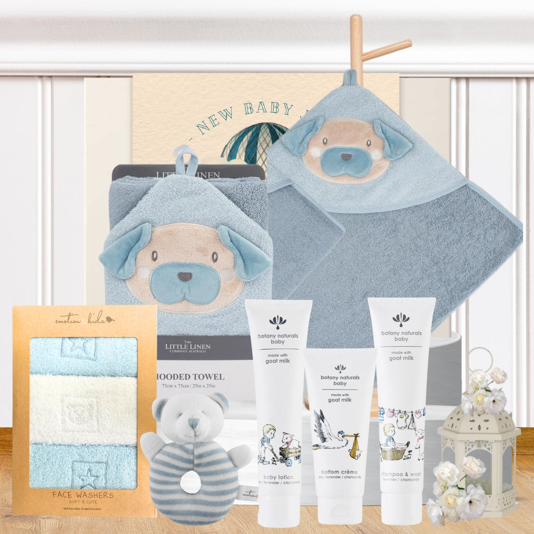 Baby Boy Bathtime Hamper