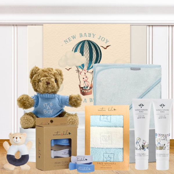 Baby Boy Bathtime & Snuggles Hamper