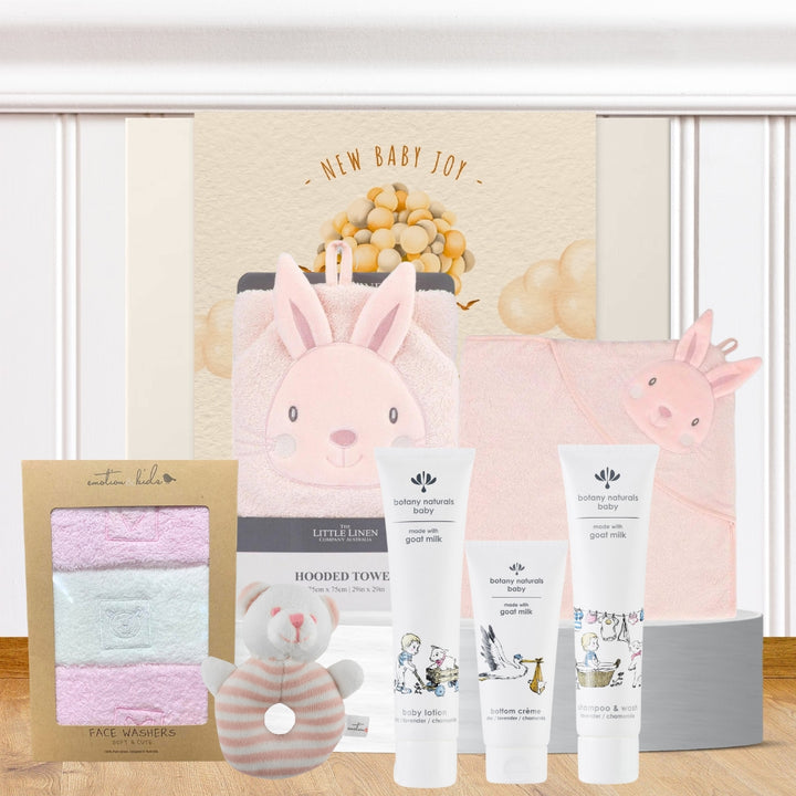 Baby Girl Bathtime Hamper Featured Image