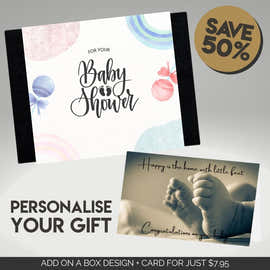 Baby Shower Sleeve + Card Bundle
