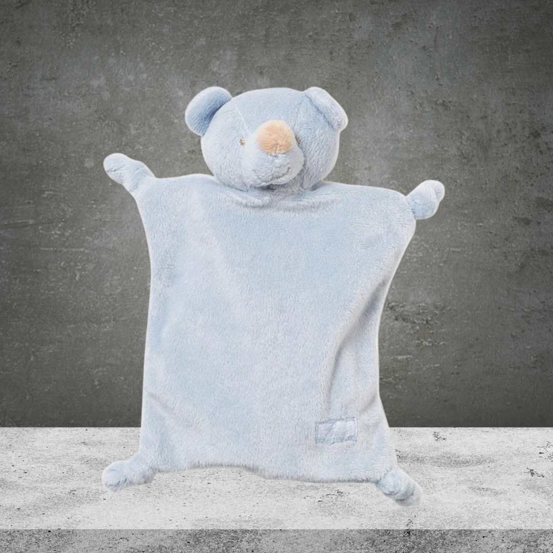 Bebe By Minihaha Baby Blue Teddy Comforter