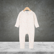 Bebe by Minihaha Faye Print Organic LS Zipsuit