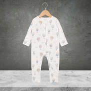 Bebe by Minihaha Sky High Print Organic LS Zipsuit