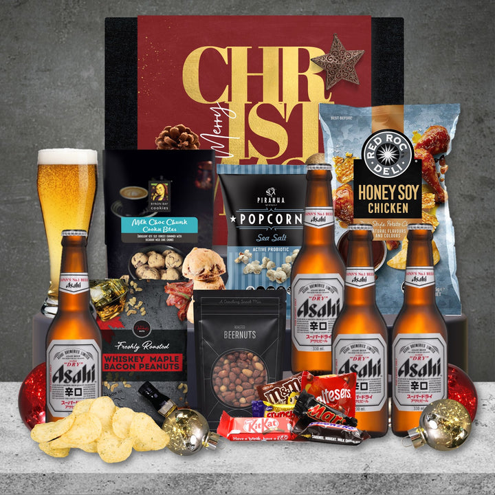 Beer Choice Christmas Hamper Featuring Asahi Super Dry