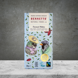 Bennetto Organic Cococnut Flakes 80g
