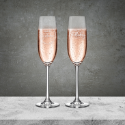 Birthday Rose Glass