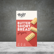 Bisko Butter Shortbread Fingers 150g