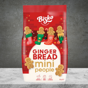 Bisko Mini Xmas Gingerbread People 100g