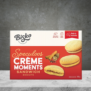 Bisko Speculoos Crème Sandwich Biscuits 140g
