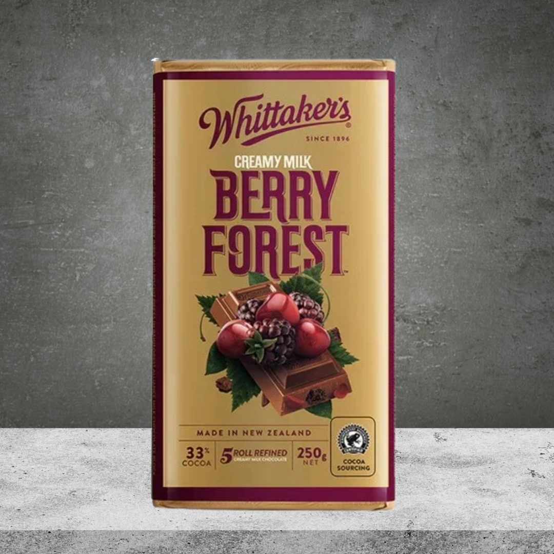 Whittakers Block Choc Berry Forest 250g