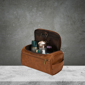 Brown Toiletry Bag