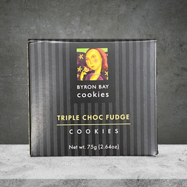 Byron Bay Cookies Triple Choc Fudge Cookie Cube 75g