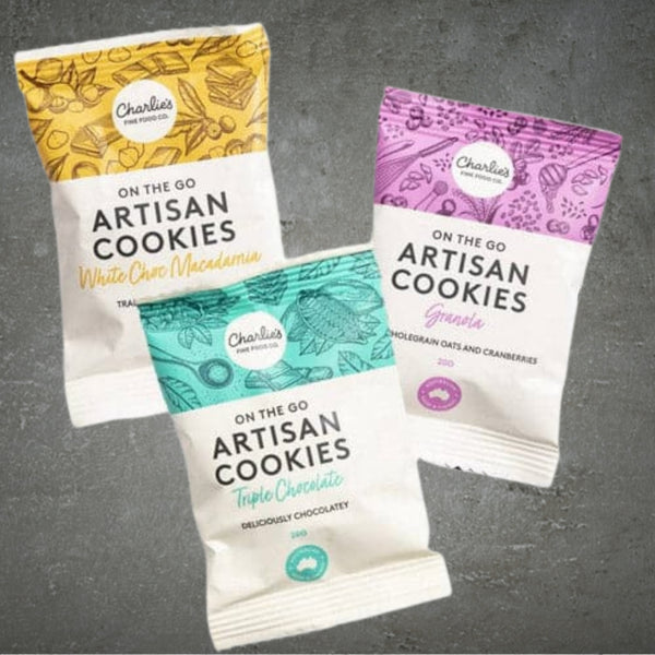 Charlie's Cookies On the Go Artisan Cookies 20g