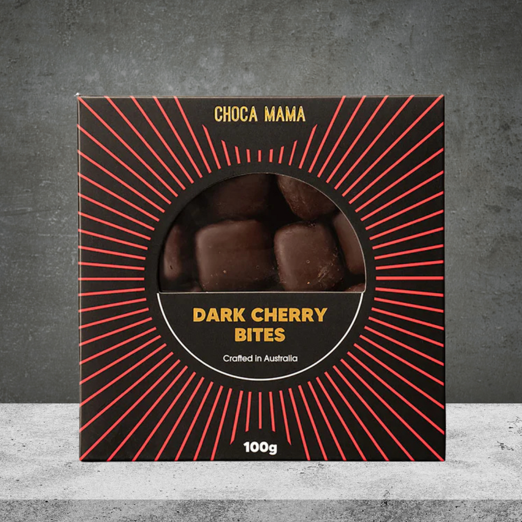 Chocamama Dark Chocolate Cherry Bites 100g