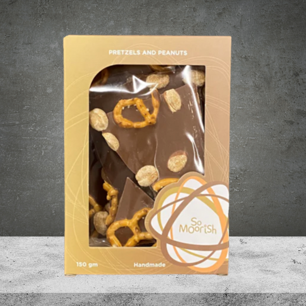 So Moorish Chocolate Pretzels & Peanuts Shards 150g