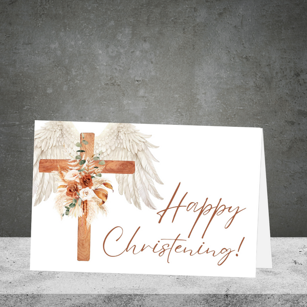 Happy Christening Greeting Card