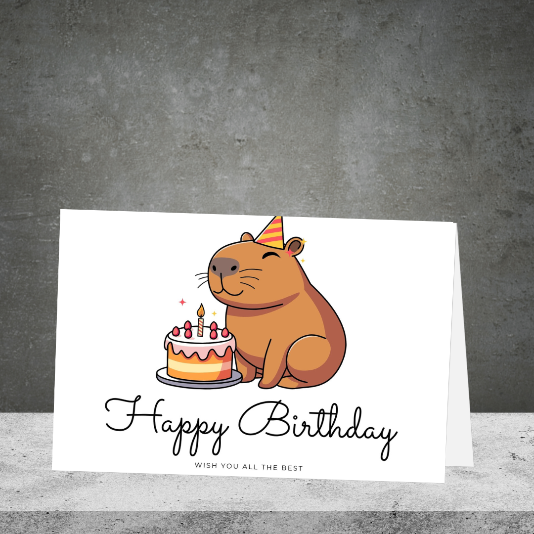 Happy Birthday Neutral Greeting Card