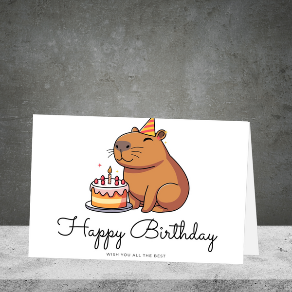 Happy Birthday Neutral Greeting Card