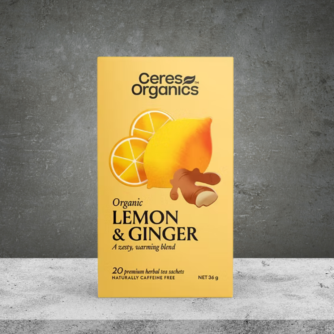 Ceres Organic Lemon & Ginger Herbal Tea 20
